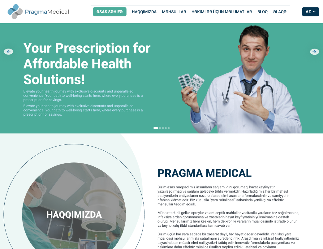 Pragma Medical — DAKER layihəsi